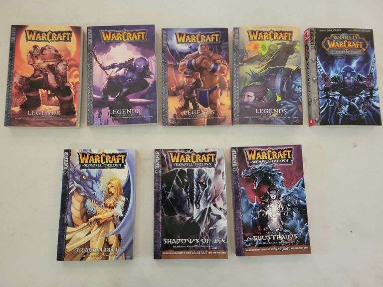 World of War Craft Sunwell Trilogy and 5 numbered editions