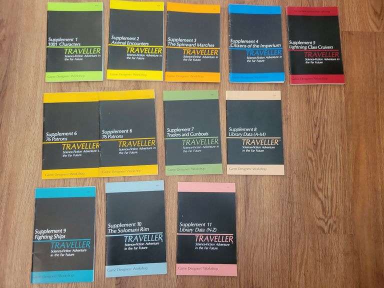 12 Traveler Handbooks Supplement Ed. 1-11