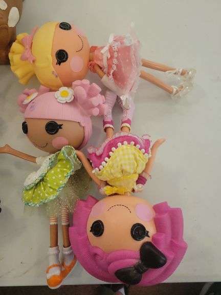 Lalaloopsy Cinder Slippers,  Sugar Cookie, and Bloosom Flowerpot