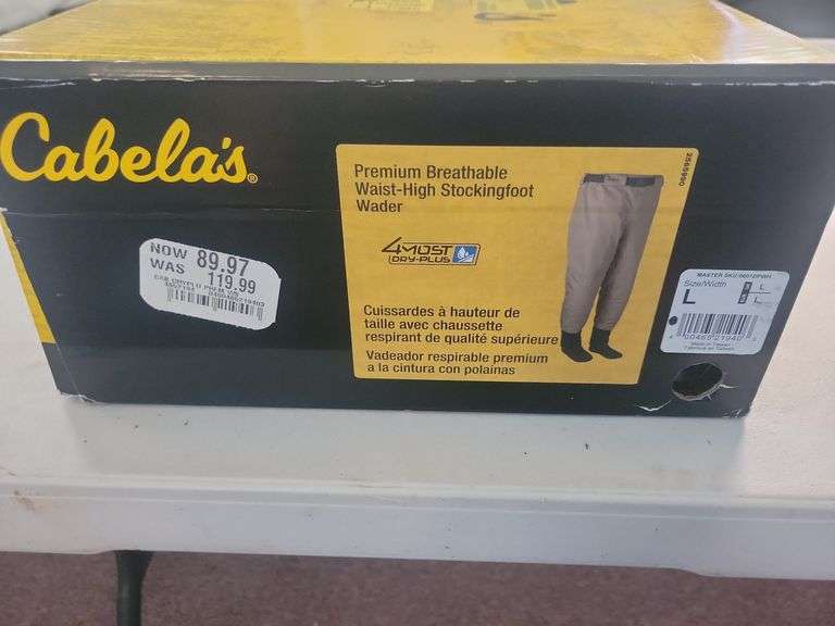 Breathable Waist Stocking foot Wader LG