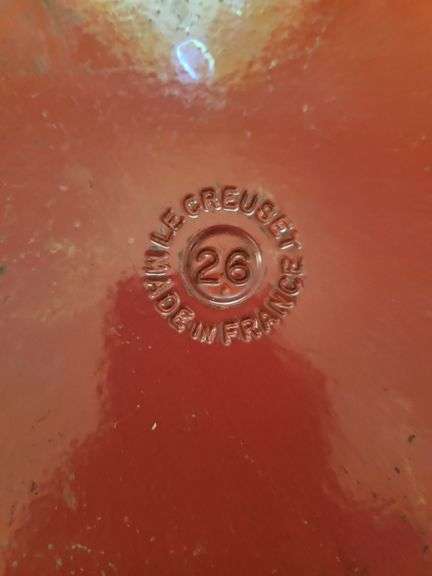 2 Enamel Cast Iron Pots and Skillet Lid