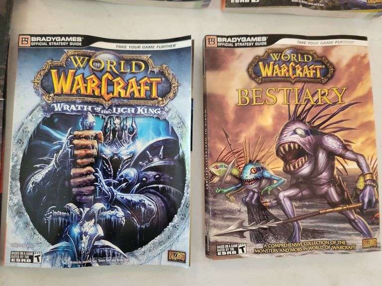 7- World of War Craft Bradygames and books