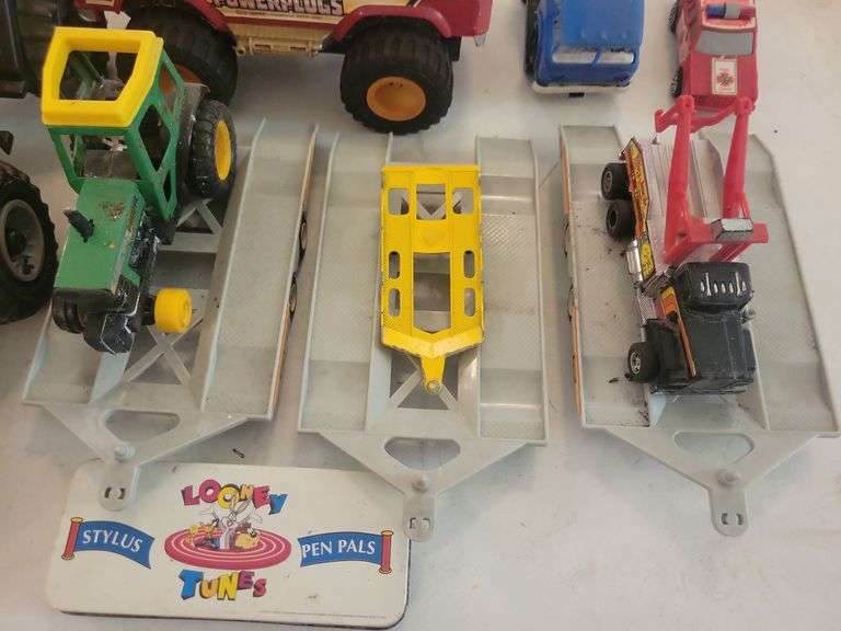 Plastic Toy Trucks and Trailers