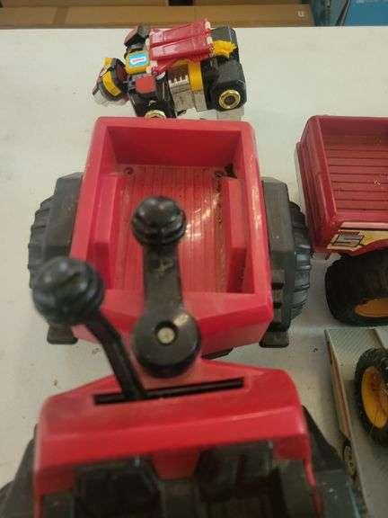 Plastic Toy Trucks and Trailers