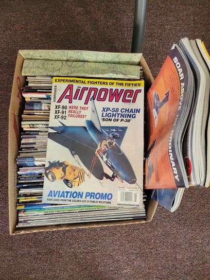 Box Air Plane Magazines