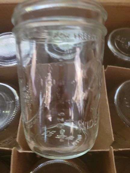 12 Wide Mouth Pint Jars