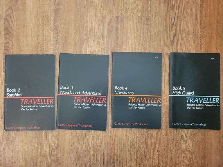 4 editions "Traveller" Book 2-5