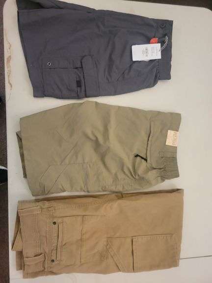 R H  33x32 Work Pants,  30 Shorts, 34 Shorts