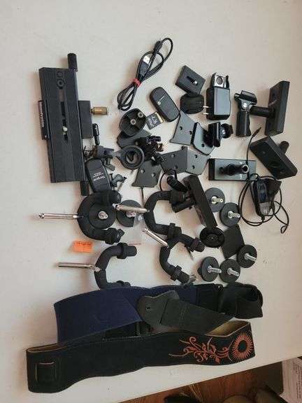 Guitar Slings, Stand Hooks, Mic Holders