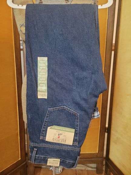 R H 34 x 34  Flannel Lined Jeans