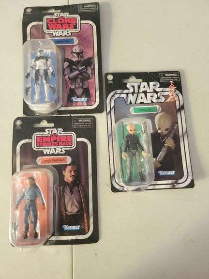 3 Star Wars Figures
