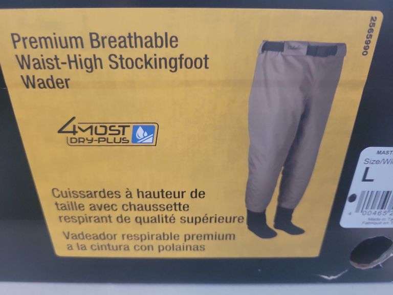 Breathable Waist Stocking foot Wader LG
