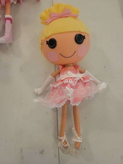 Lalaloopsy Cinder Slippers,  Sugar Cookie, and Bloosom Flowerpot