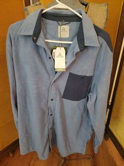 Ascend XL Blue Fleece Shacket