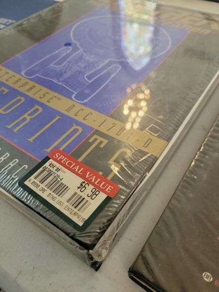 3- Star Trek Star Fleet Books(Blue Prints Sealed)