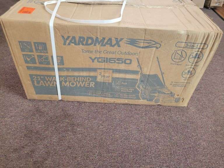 Yardmax YG1650 21" Push Mower NIB