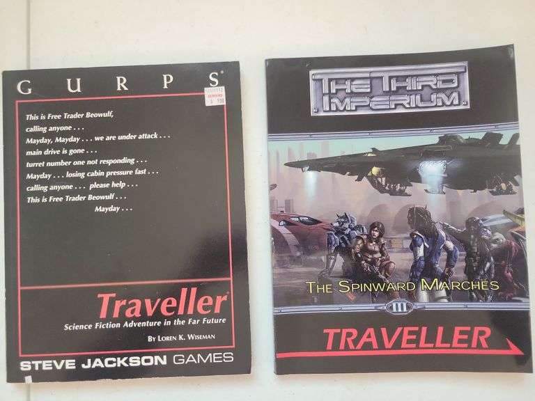 Traveller Steve Jackson Game and The Spinward Marches