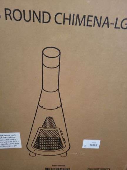 Mainstays MS Round Chimena LG Fire Place  NIB