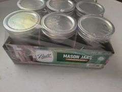 12 New Wide Mouth Pint Jars w/Lids and Rings