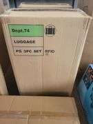 Dept. 74 NIB 3 pc. Luggage Set
