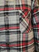 RH Red Black Plaid Lined Hooded Shirt 2XLT