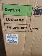 Dept. 74 NIB 3 pc. Luggage Set