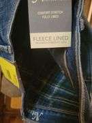 Natural Reflections Size 4 Fleece Lined Jeans