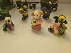 10 John Deere Merry Moo Figurines