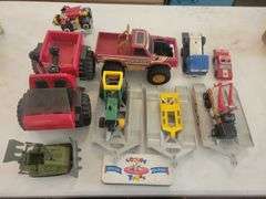 Plastic Toy Trucks and Trailers