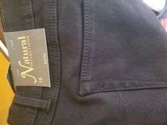 2 Natural Reflections size 12 Jeans Black are Flannel