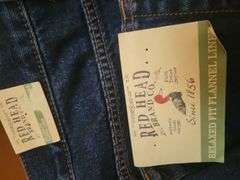 R H 34 x 34  Flannel Lined Jeans