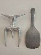 Aluminum Icream Scoop and Bull Head