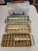 Tin Lunchbox and Ice Cube Trays
