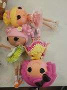 Lalaloopsy Cinder Slippers,  Sugar Cookie, and Bloosom Flowerpot