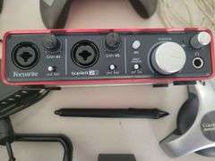 USB Controllers and External Drive. Focus rite Scarlett 12 2