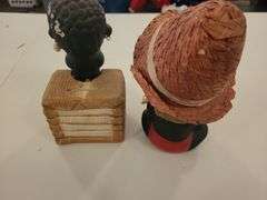 Pair Bobble Head Banks