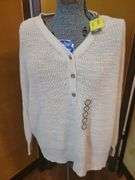 2 Natural Reflections LG Knit Sweaters
