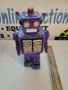 Tin Toy Purple Robot