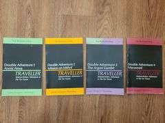 4 Editions "Traveller" Double Adventure 1-4