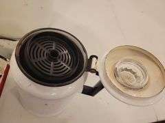 Enamel Ware and Gray Granite