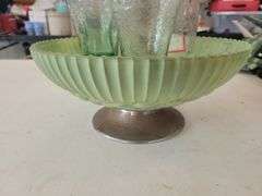 Green Bowl and Coca-Cola Cups