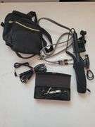 Lapel Mic, Mic on Stand, and Pouches