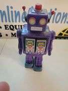 Tin Toy Purple Robot