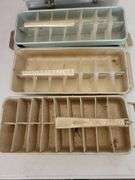 Tin Lunchbox and Ice Cube Trays