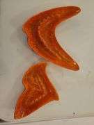 California USA Orange Ash Trays
