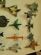 19 Scale Air Planes and 2 Airplane Pins