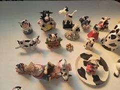 30 Cow Figurines