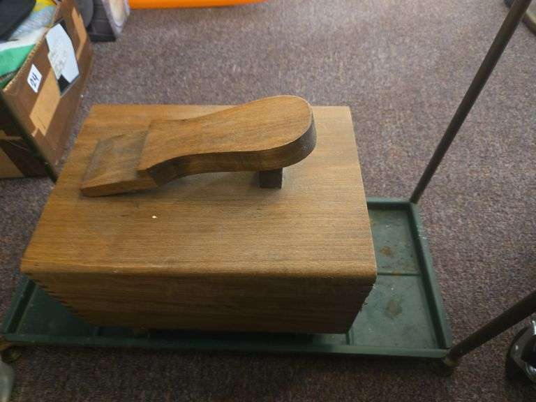 Shoe Shine Box & Umbrella Stand
