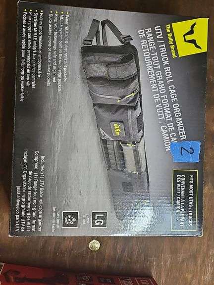 The Bully Brand UTV Truck Roll Cage Organizer LG
