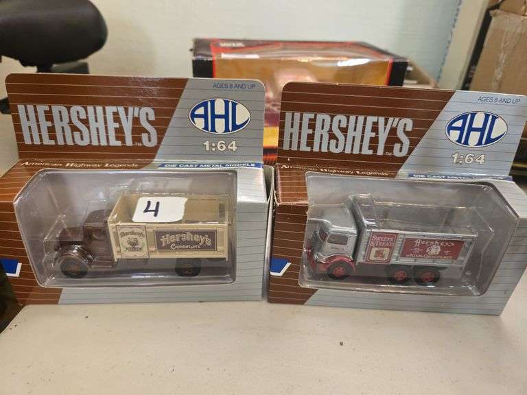 2 Hershey Die Cast Model Cars